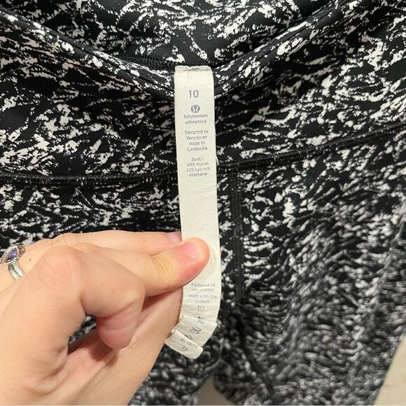 lululemon Wunder Under Pant Leggings Iced Wave - Picture 6 of 10